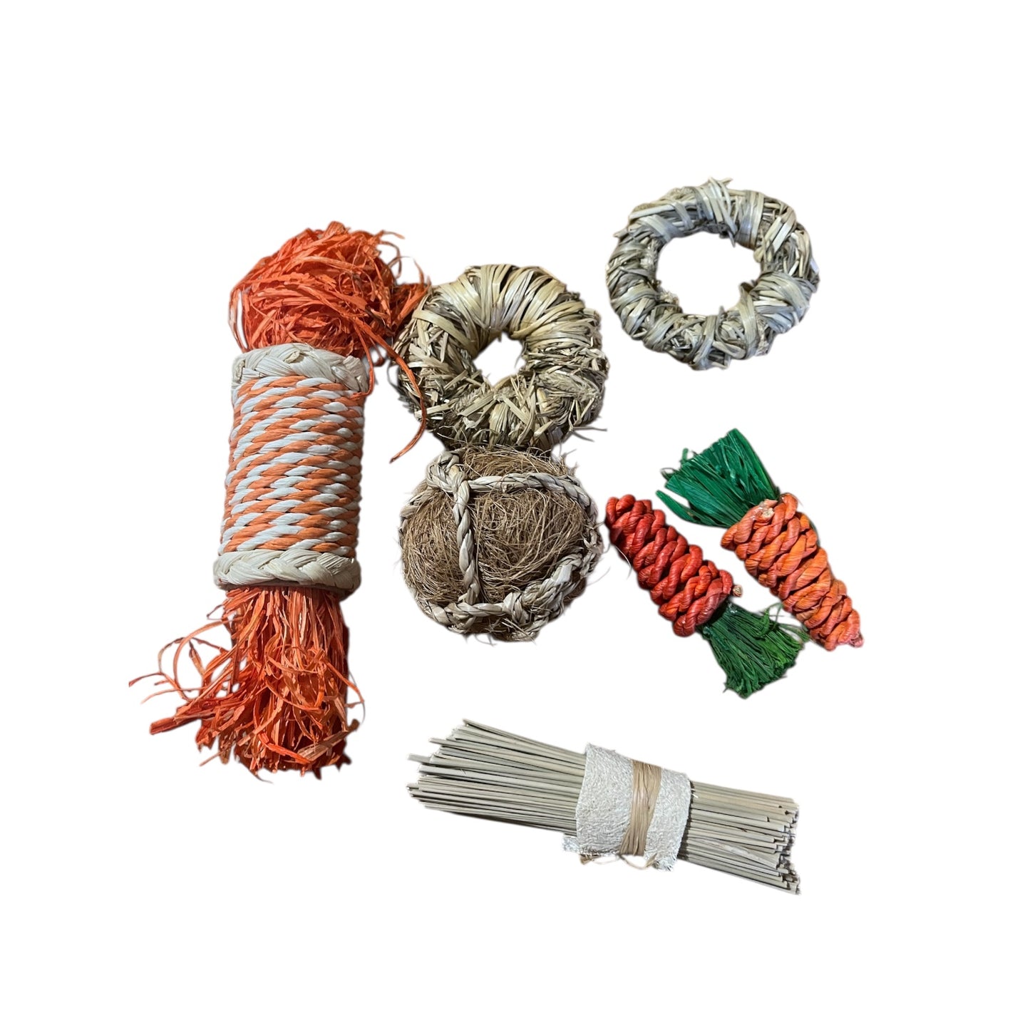 Premium Bunny Enrichment Gift Box - Natural Chew Toys & Play Set