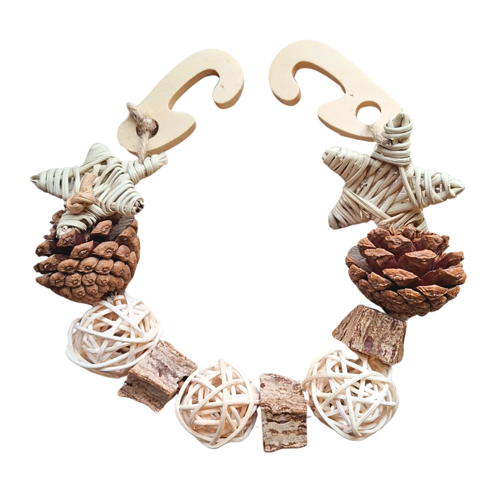 Forest Garland Natural Bunny Enrichment Toy