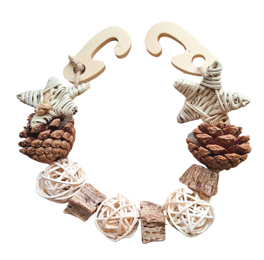 Forest Garland Natural Bunny Enrichment Toy