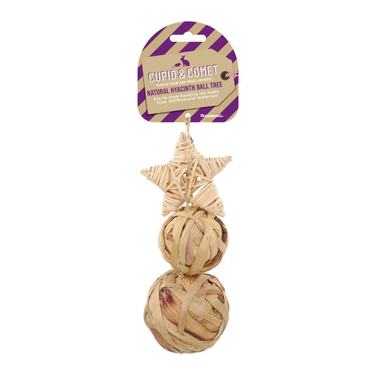 Water Hyacinth Trio Tree Natural Bunny Toy