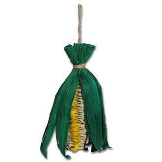 Flinging Fun Corn - Natural Corn Husk Bunny Toy