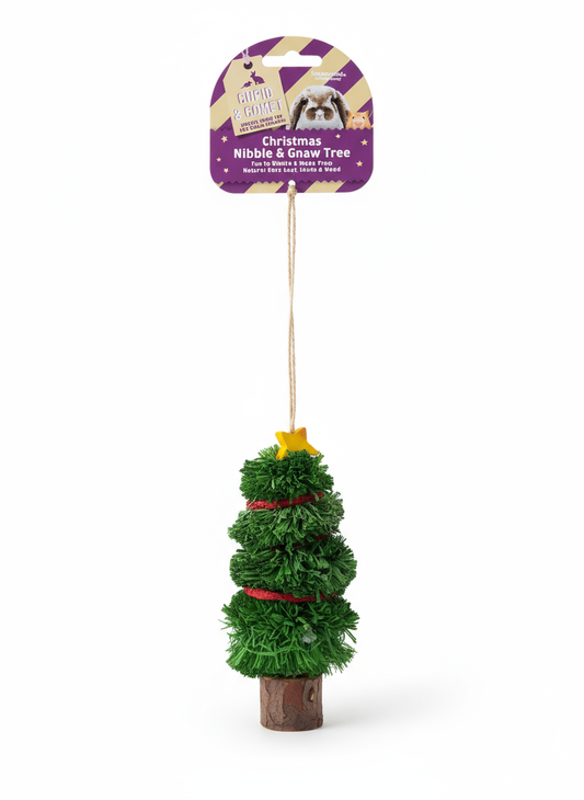 Christmas Nibble & Gnaw Tree - Festive Hanging Toy