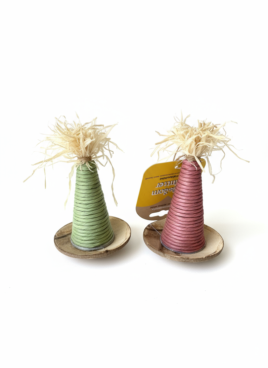 Wacky Wobbler - Natural Coconut Shell Rabbit Toy