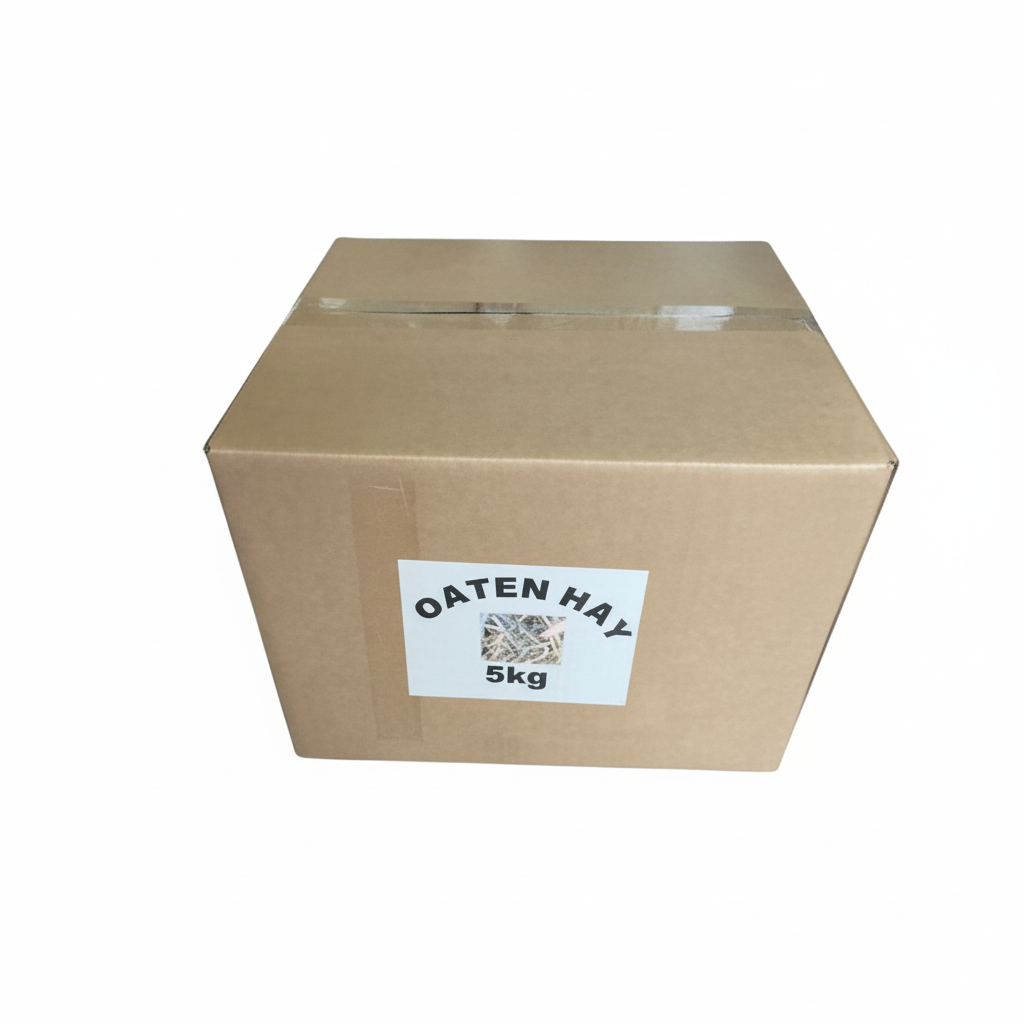 Clean professional oaten hay shipping box