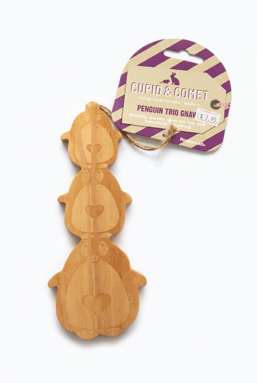 Rosewood Cupid & Comet Penguin Trio Gnaw