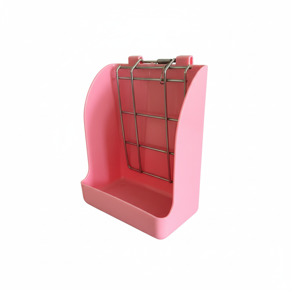 Professional pink rabbit feeder
