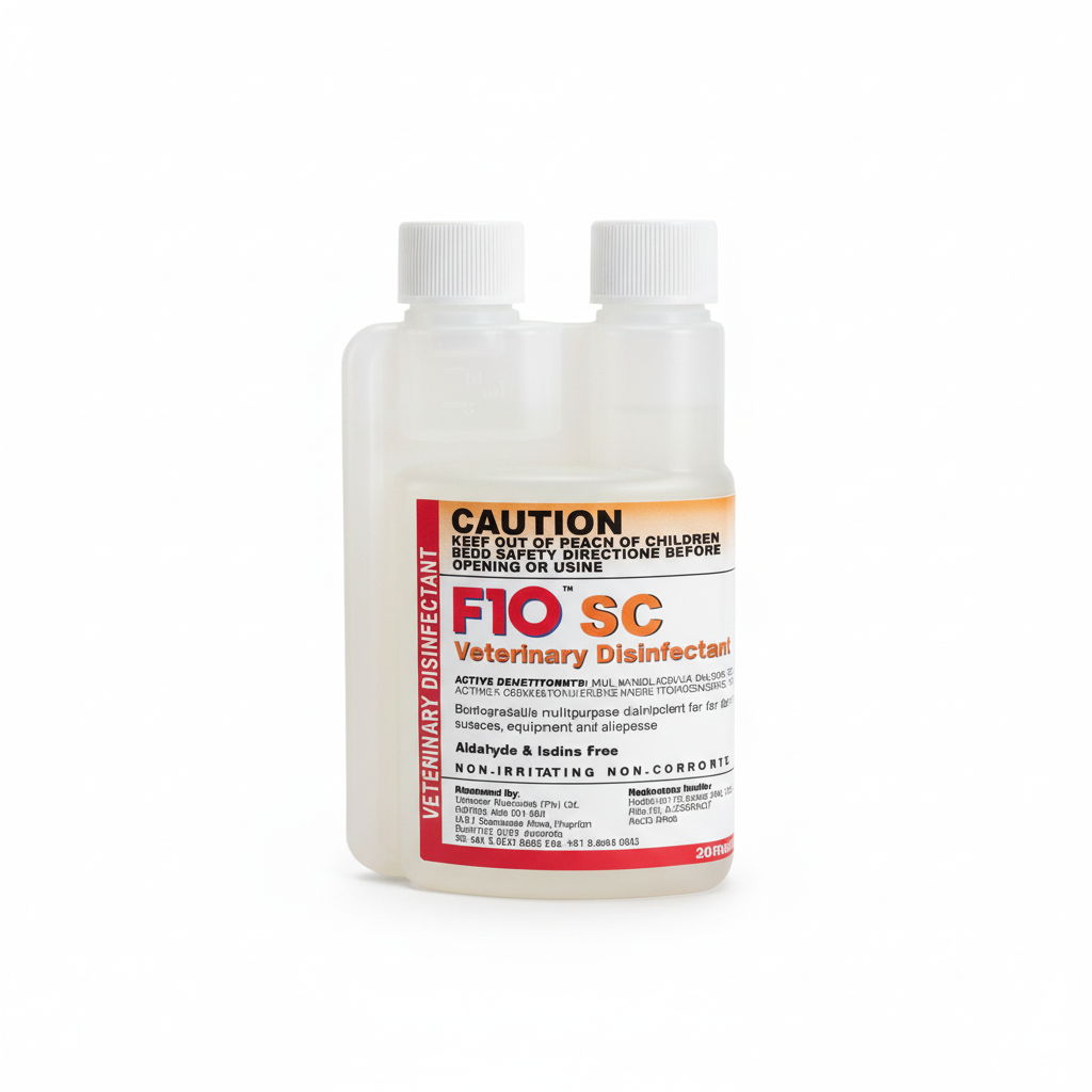 F10 SC Veterinary Disinfectant on white background