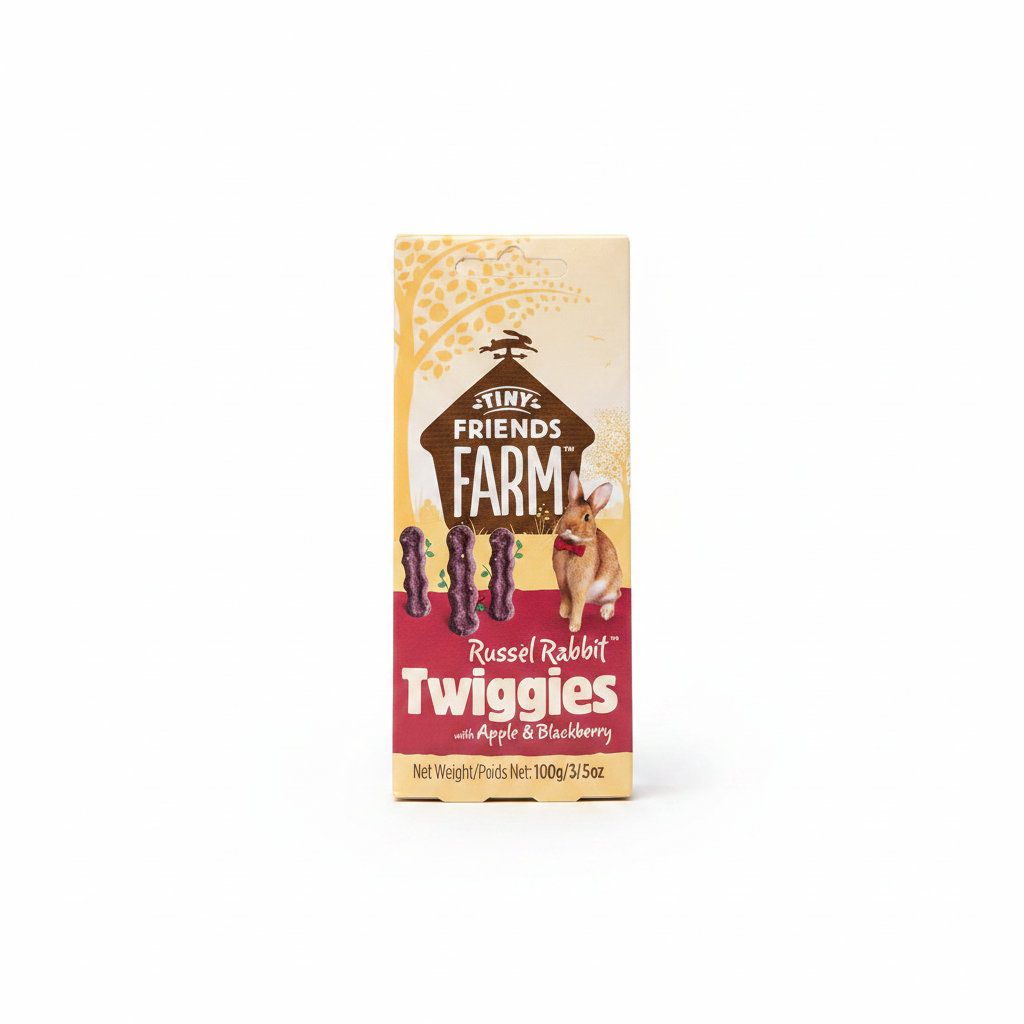 Tiny Friends Farm Russel Rabbit Twiggies with Apple & Blackberry 100g