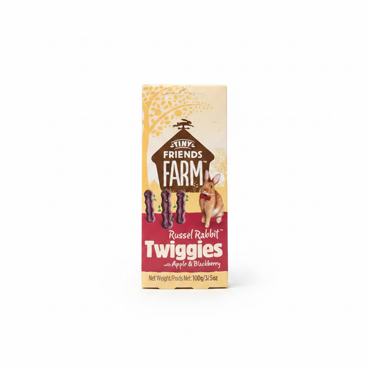 Tiny Friends Farm Russel Rabbit Twiggies with Apple & Blackberry 100g