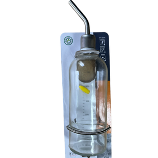 750ml Glass Water Bottle - Premium Rabbit Water Bottle | Safe Glass ...