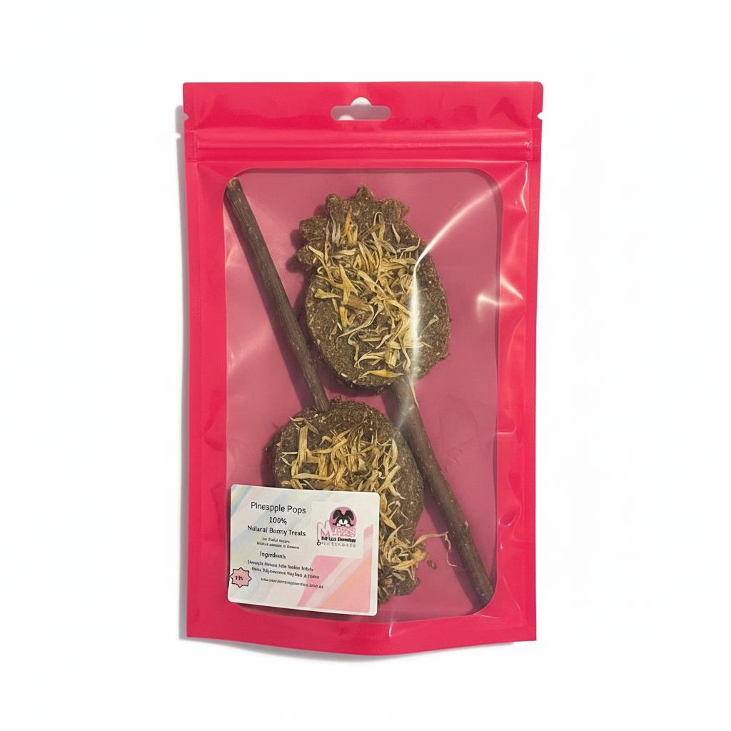 Pineapple Pops packaging white background