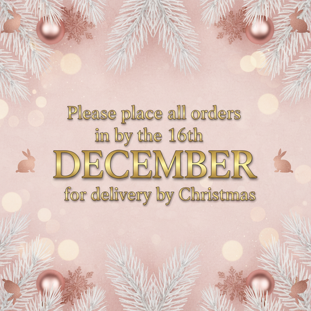 Pink Christmas Banner with Bold Text